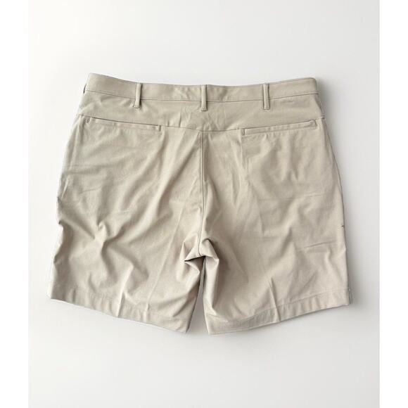 Lands End Mens Khaki Knit Chino Shorts Size 40 - Picture 2 of 7